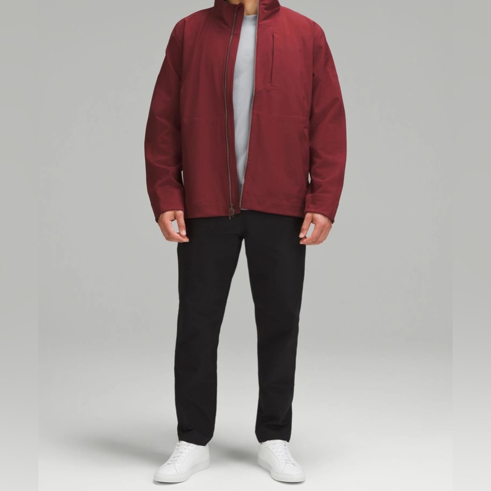 Men’s lululemon Cross Chill Relaxed-Fit Jacket Red-Merlot Jacket - Large - Picture 9 of 13
